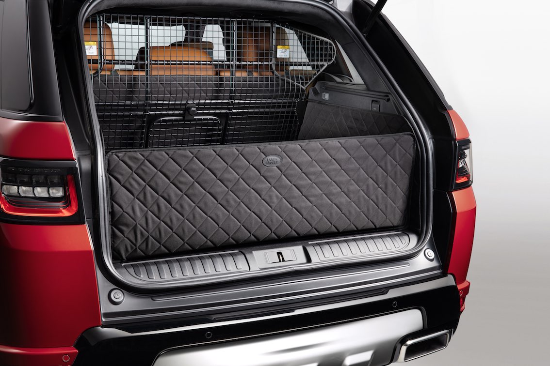 Range Rover Evoque Kofferraum Hund